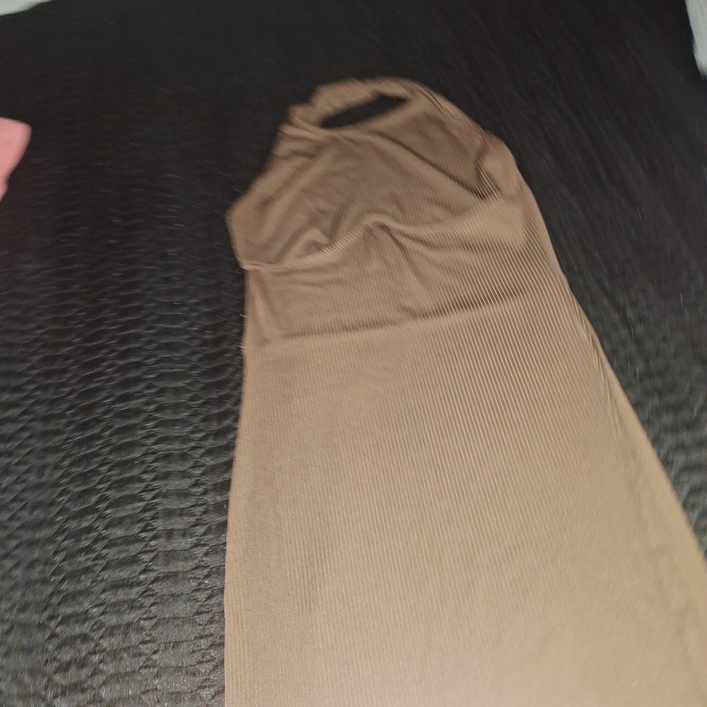 Brown Sleeveless Dress
